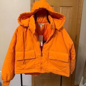 Urban Outfitters puffy crop coat NWT